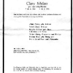 1972 Clary Melzer